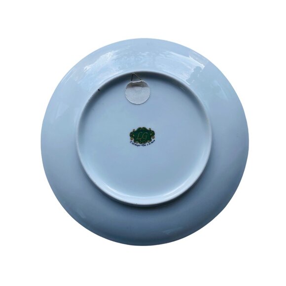 Porcelaine LG Limoges Hand Painted Decorative Plate With Children & Dog Design - Picture 2 of 7